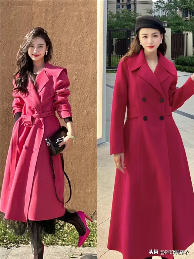 红色大衣怎么穿好看又显年轻,27岁穿红色大衣怎么穿才洋气