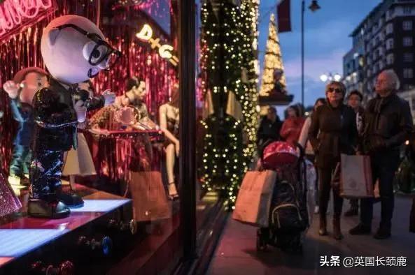 伦敦圣诞橱窗,2021年英国圣诞
