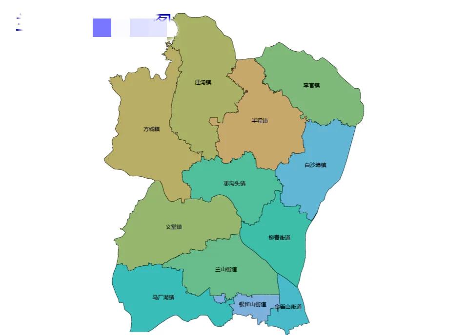 兰山区街道划分示意图,兰山区区划调整