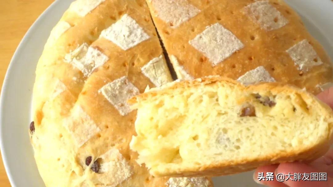 高筋面粉做面包不用厨师机,没有厨师机怎么做全麦面包