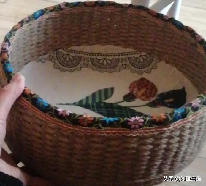 编圆笸箩全教程,柳条编的大笸箩