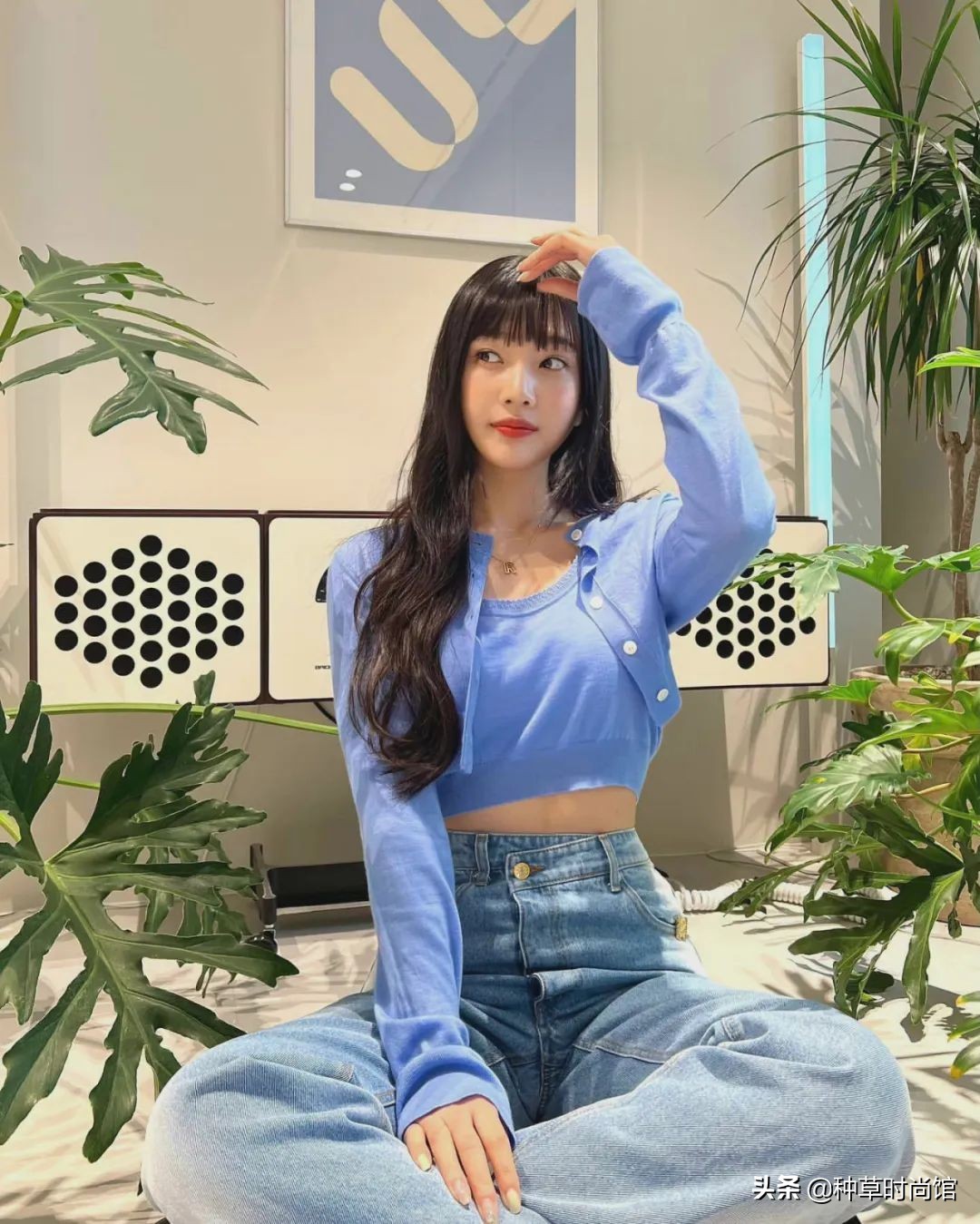 八字刘海怎么打理才不会显头秃,12岁圆脸头秃长发适合剪什么刘海