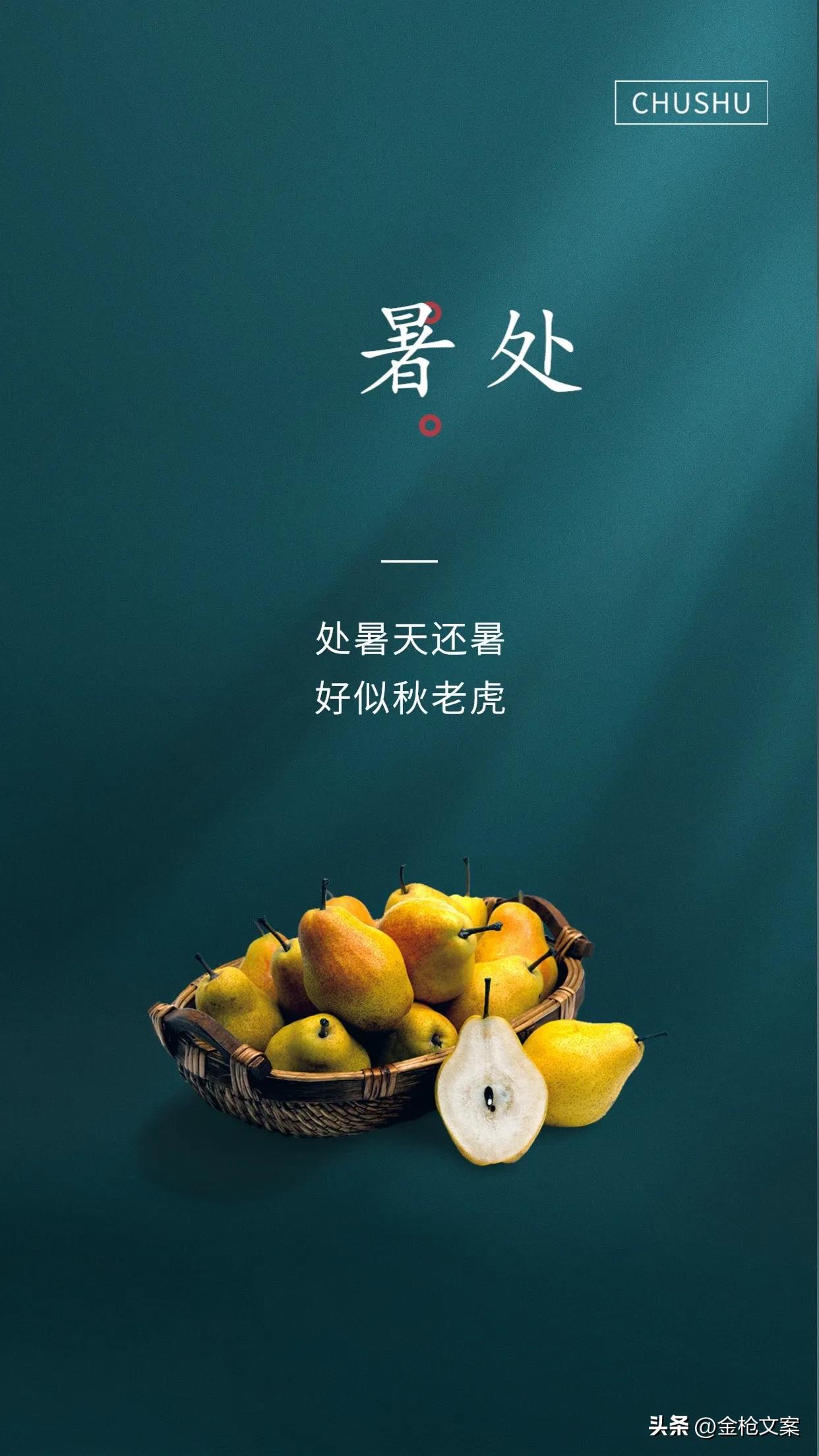 二十四节气处暑朋友圈,二十四节气处暑日记