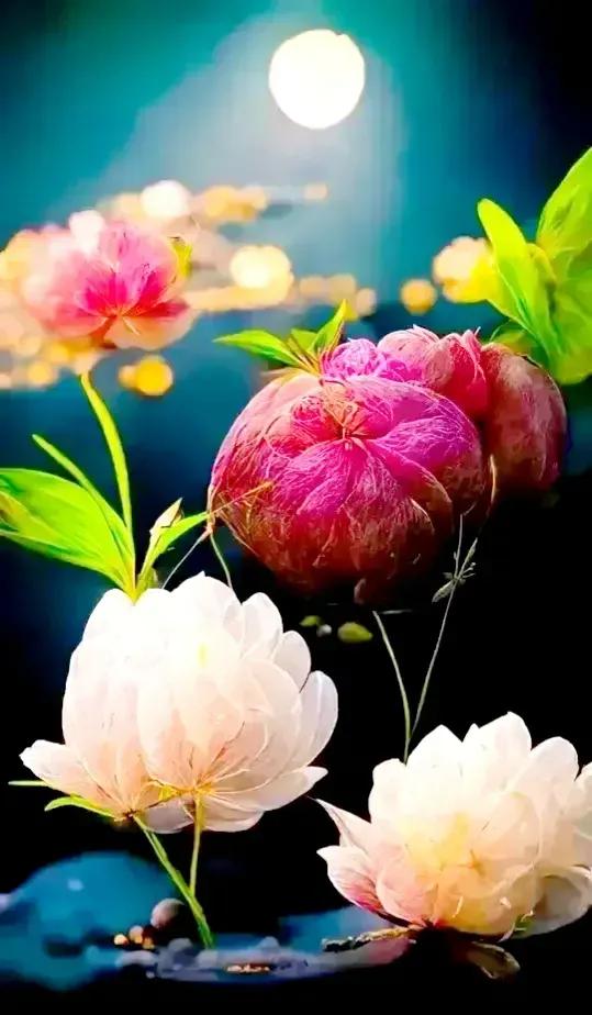 晶莹剔透的水晶花,超美丽的水晶花图片