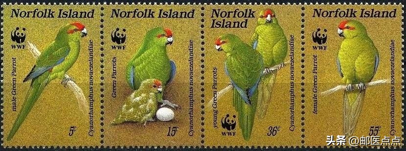 全球保护濒危动物邮票,十二种濒危物种邮票