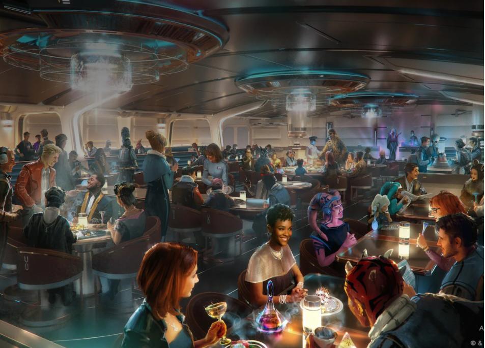 美国迪士尼星球大战酒店,全球高档酒店沉浸式体验