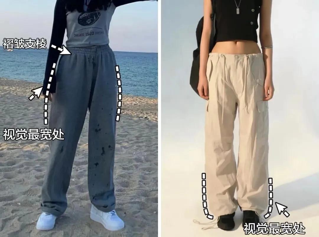 小个子梨形大腿粗工装裤子,pdd梨形胖mm显瘦工装裤子推荐