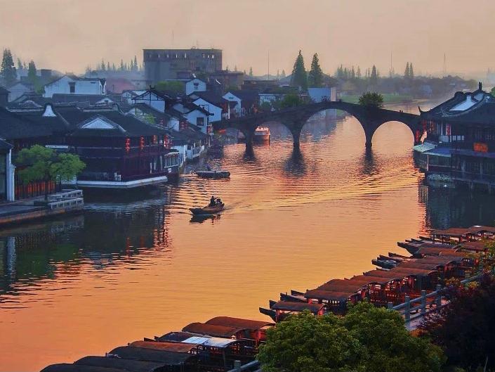 上海青溪古镇和朱家角古镇,冬日的古镇随拍上海市朱家角古镇