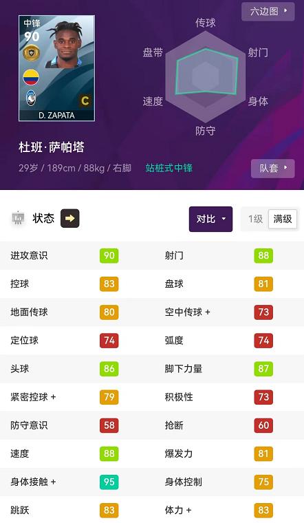 实况足球21版本中锋推荐,2023实况足球球员强度排行前锋