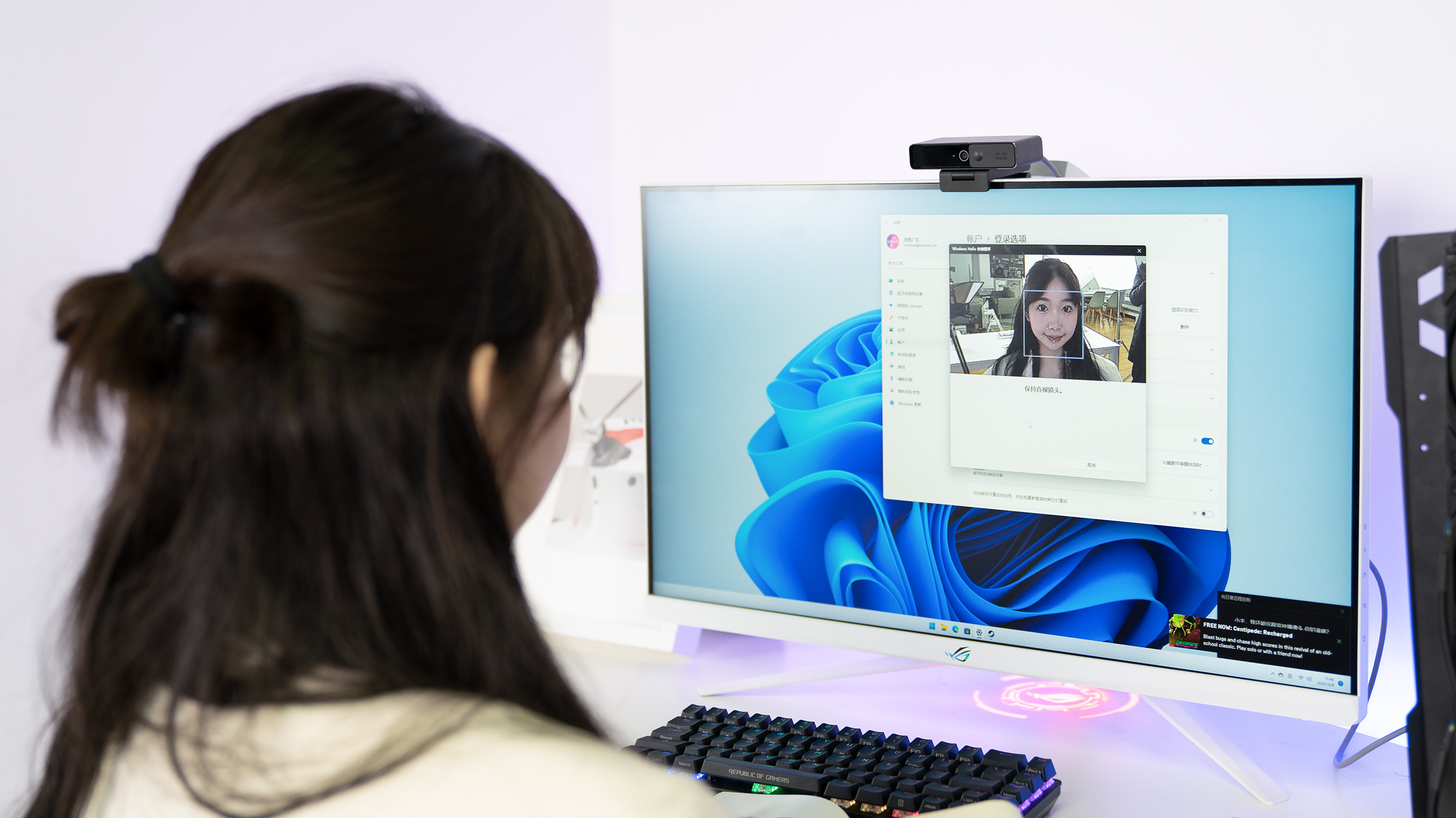 4K超清视频会议，支持自动对焦，思科Webex网络摄像头开箱