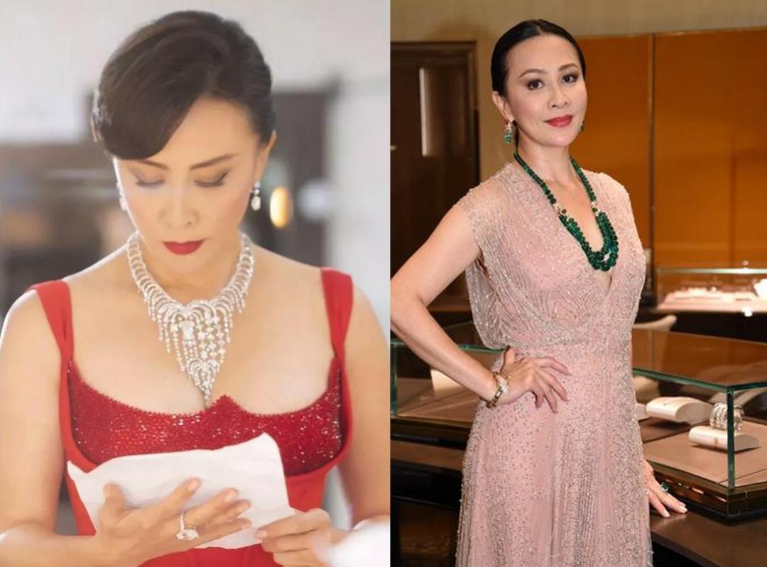 刘嘉玲与梁朝伟恩爱合照穿小香风,刘嘉玲梁朝伟红毯动图