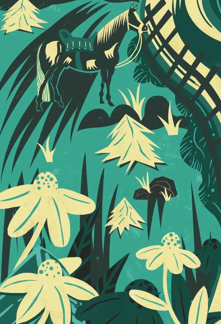 如何画插画感的画,来来绘画