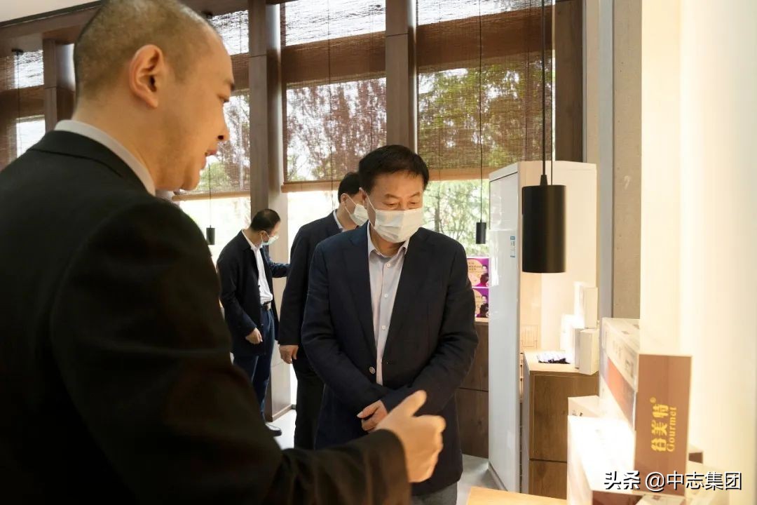 安徽省政协副主席姚玉舟一行到中志集团生产基地调研考察