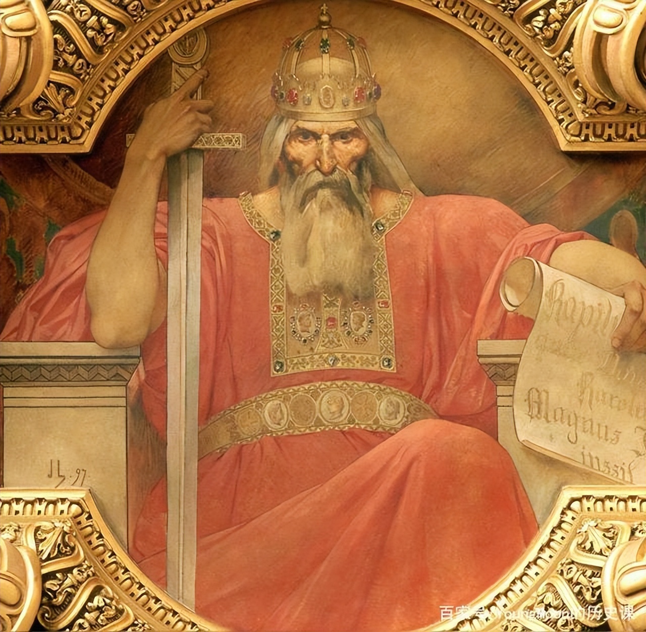 查理曼大帝为什么被称作欧洲之父,为什么查理曼被称为欧洲之父