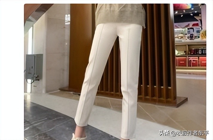 原创新款显瘦萝卜裤,高腰萝卜裤裁剪图