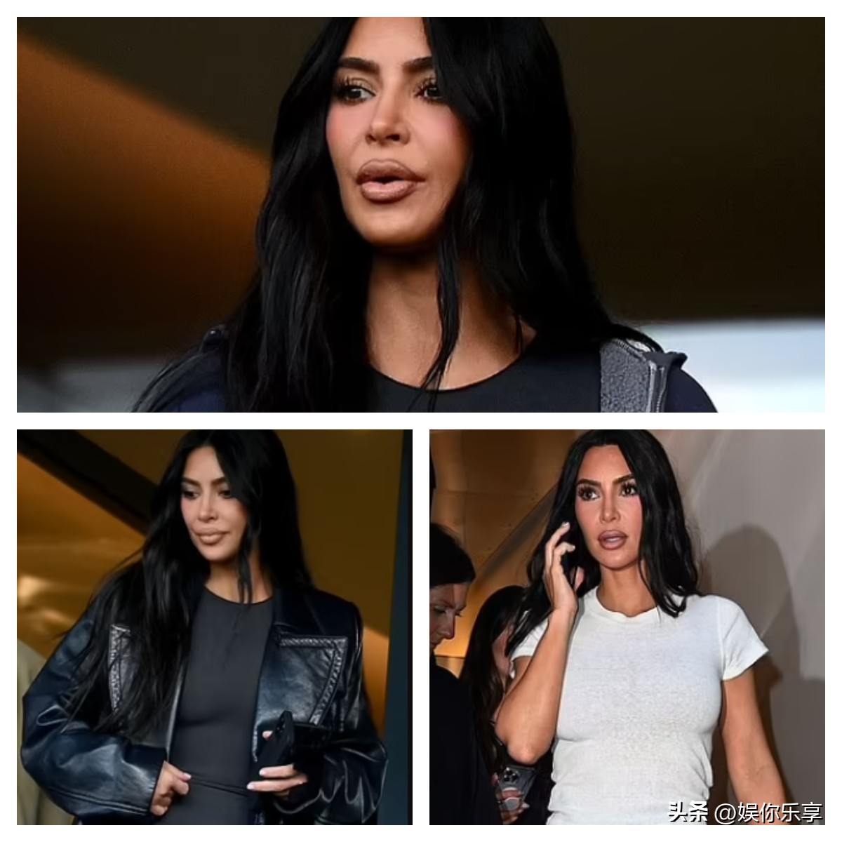 金卡戴珊长发和短发,金卡戴珊年轻时的盛世美颜