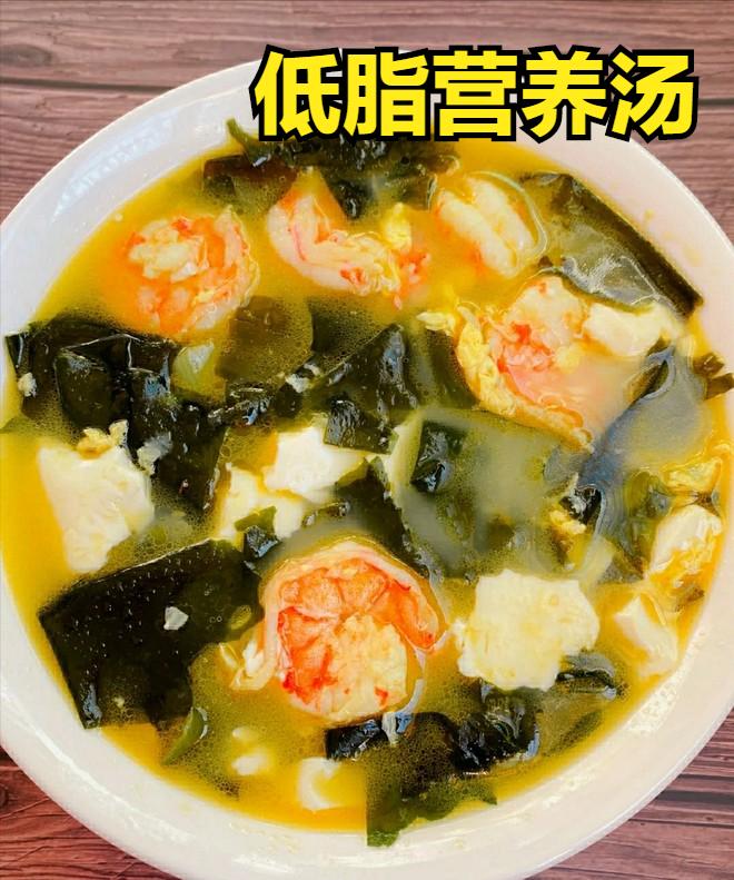 豆腐虾裙带菜汤做法儿童,宝宝虾肉豆腐裙带菜汤如何做