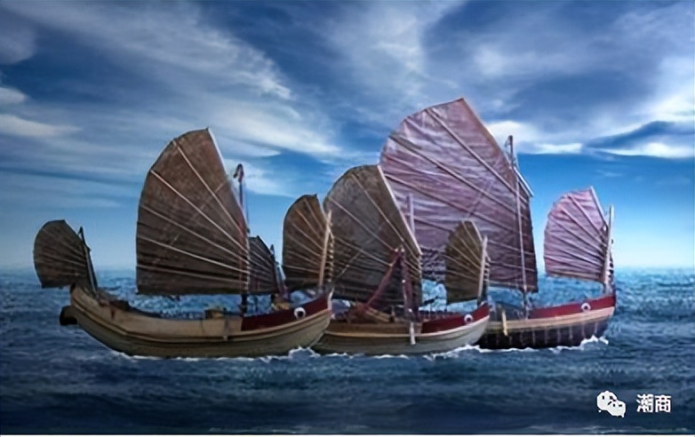 民国时期潮州红头船,潮汕文化历史红头船