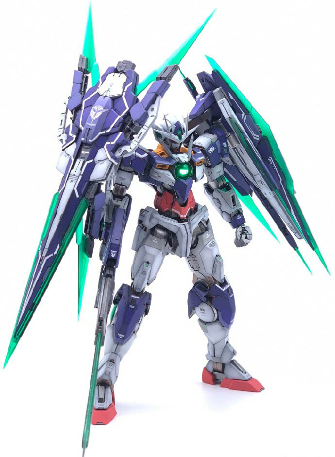 蓝色机动高达战士模型佳作合集，圣约高达模型大家还能认出吗？