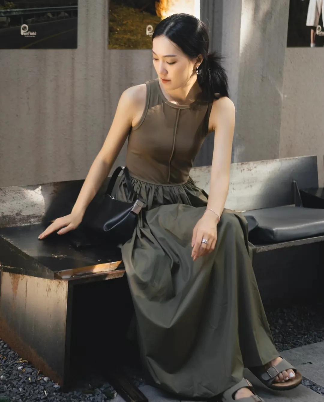 深圳市时尚街拍,穿衣风格干净有气质街拍