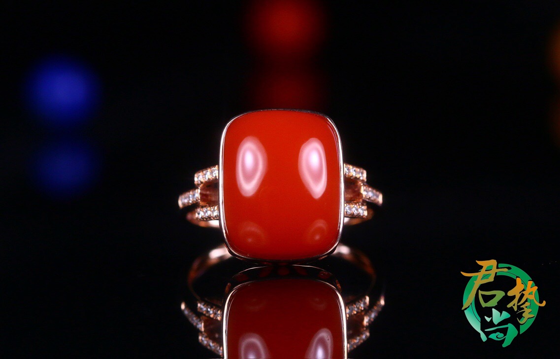 南红顶级戒面,南红戒面价值一览表