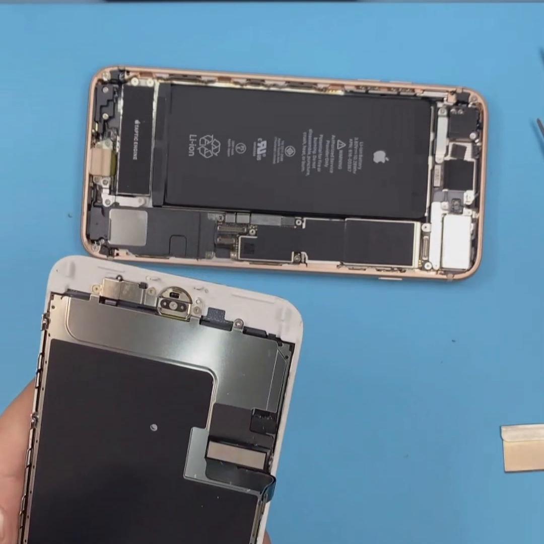 粉丝海鲜市场淘的二手机直接从卖家那里寄给李师傅换电芯#...