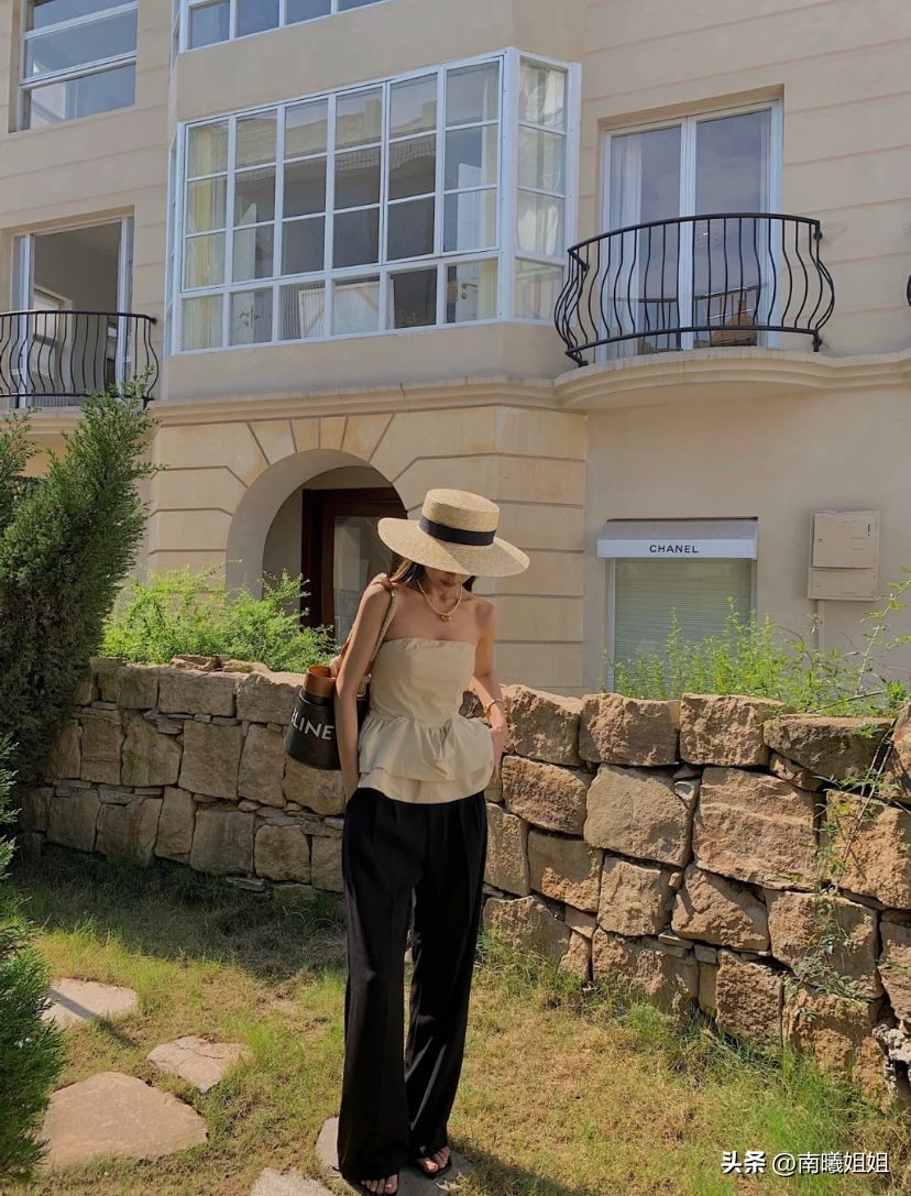 显瘦百搭的瑜伽裤好看吗,瑜伽裤和阔腿裤同框对比