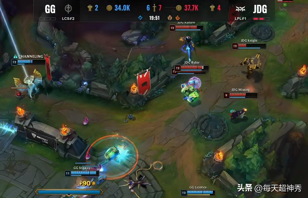 jdg让二追三战胜tes采访,海外网友热议tes击败jdgknight