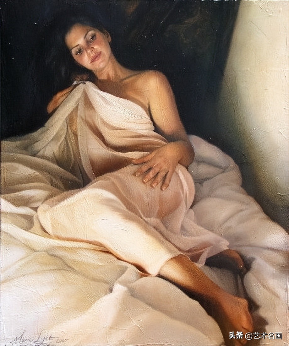 宫廷风少女油画,西方古典油画女油画家