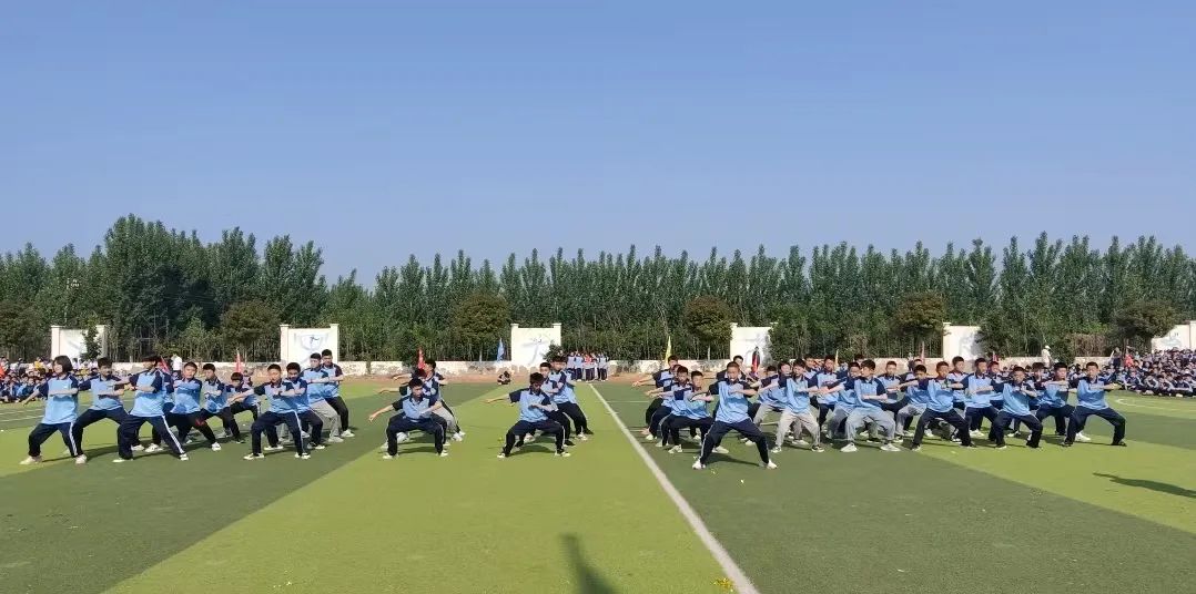 江河实验学校艺术节开幕,东平县实验中学运动会开幕