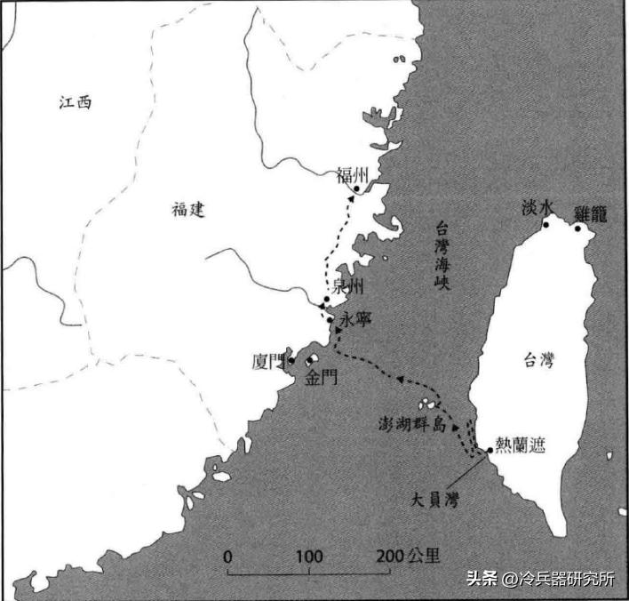 郑成功收复台湾后台湾的历史,跨海远征1700公里