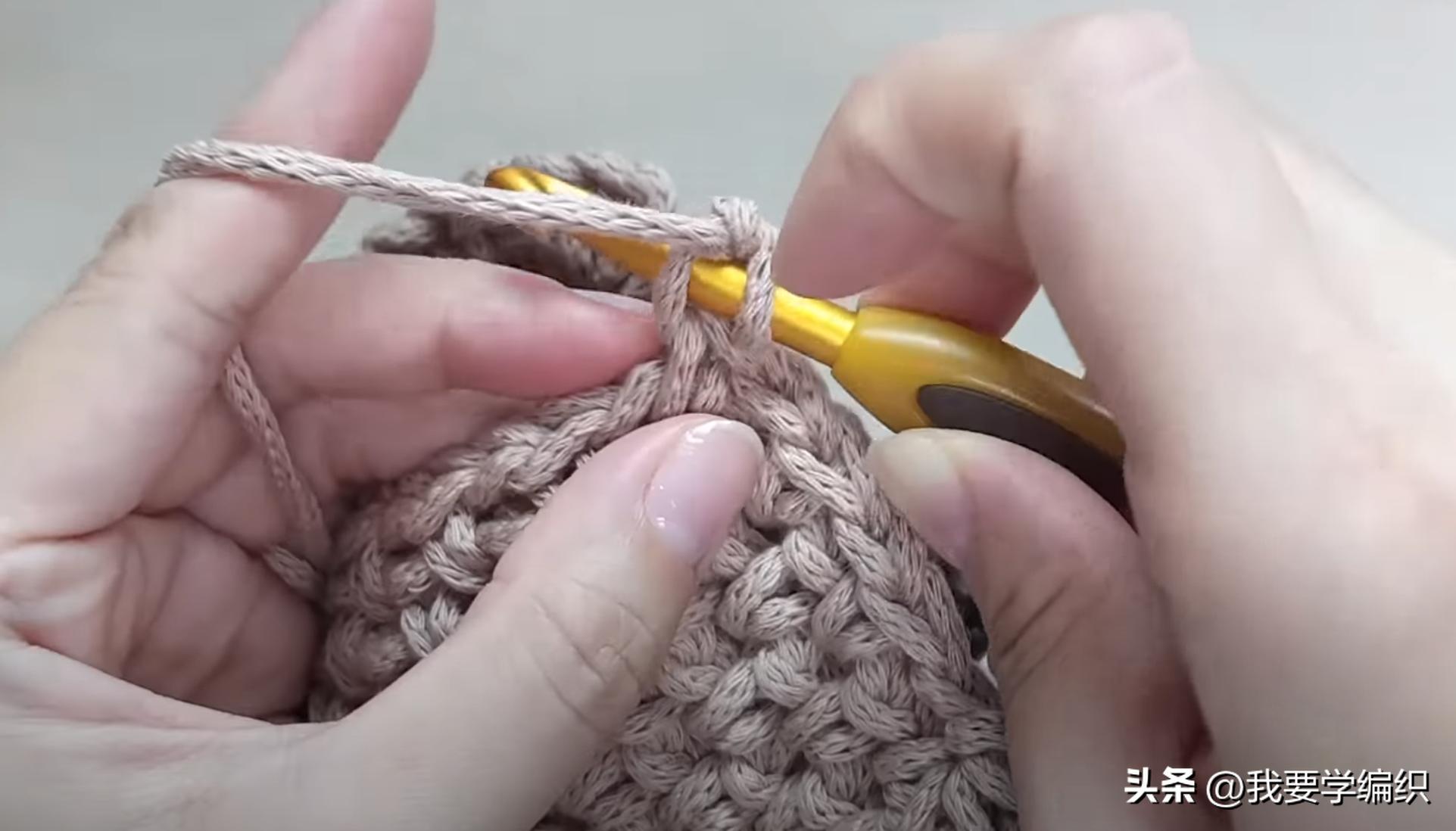 适合小姑娘提的手提包编织教程,小巧型编织包