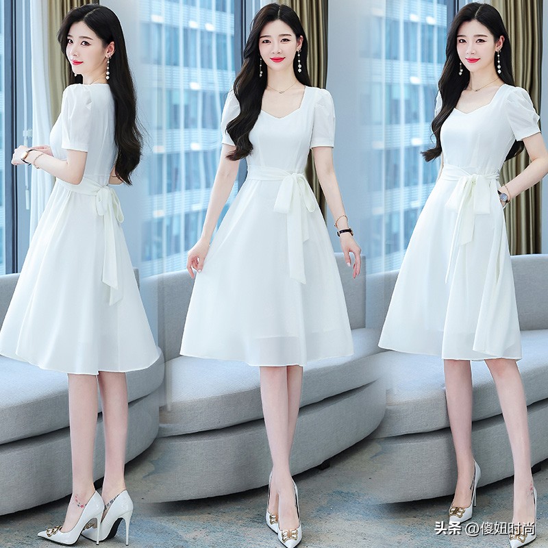 冬装甜美蝴蝶结气质显瘦连衣裙,气质翻领金丝绒显瘦蝴蝶结连衣裙