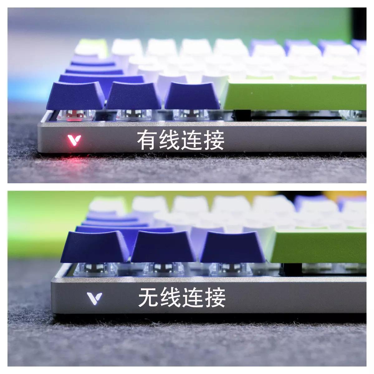 雷柏V700-8A多模机械键盘,雷柏v700rgb合金版机械键盘测评