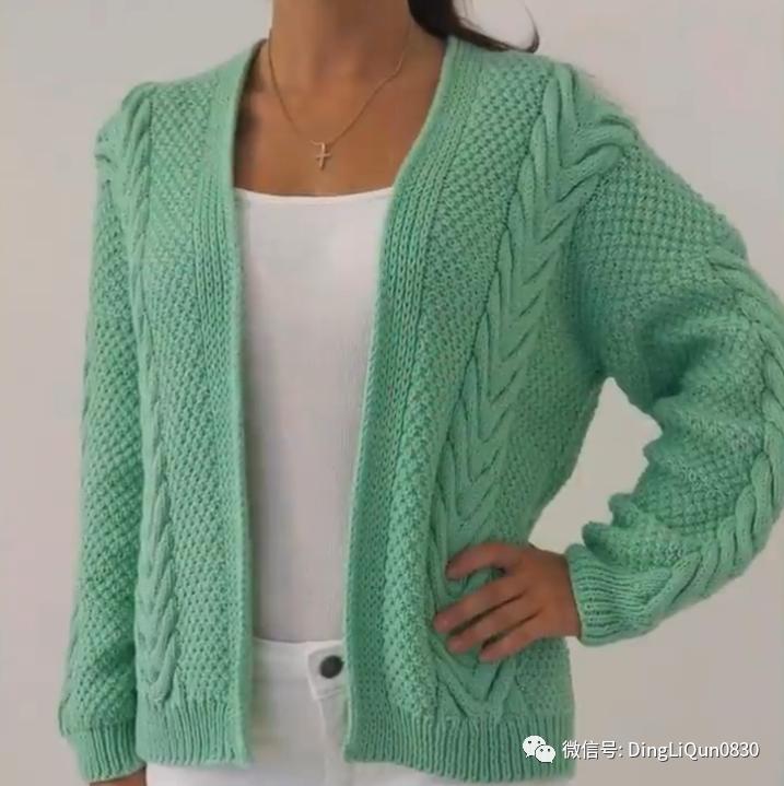 创意洋气针织开衫,针织外搭开衫中长款高档