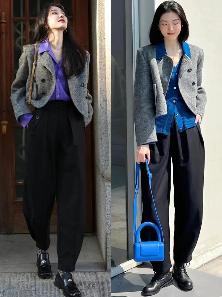 黑白灰怎样穿搭高级感夏,黑白灰三种颜色咋搭配衣服