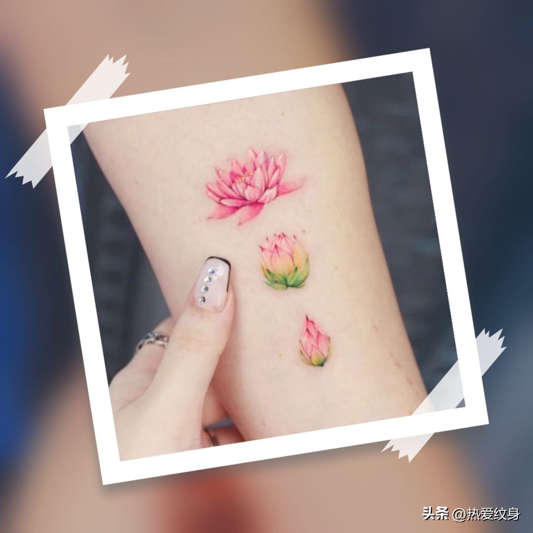 纹身就像你心中的一朵花,纹身像种在你内心深处的一朵花