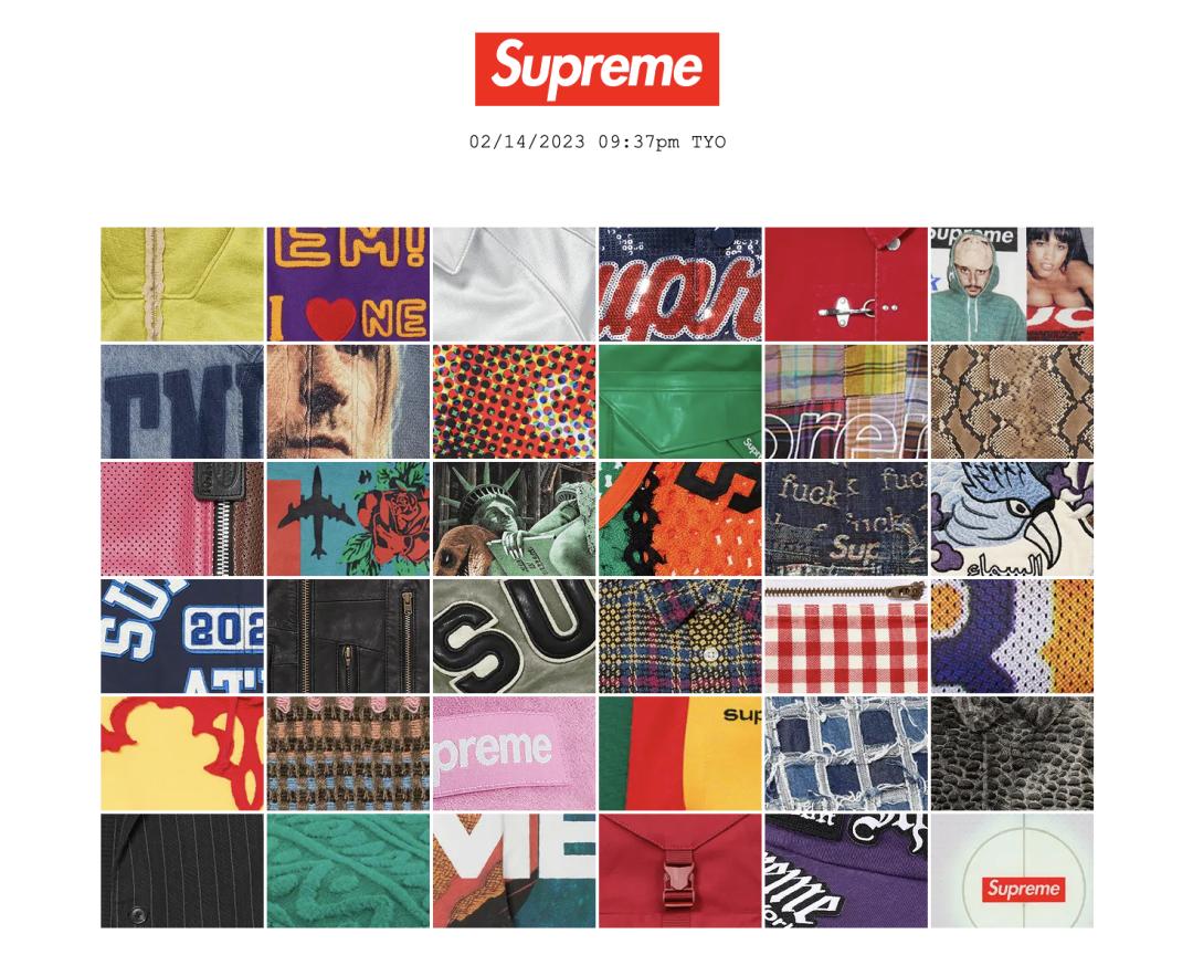 supreme2023秋季单品,supreme2024年新品