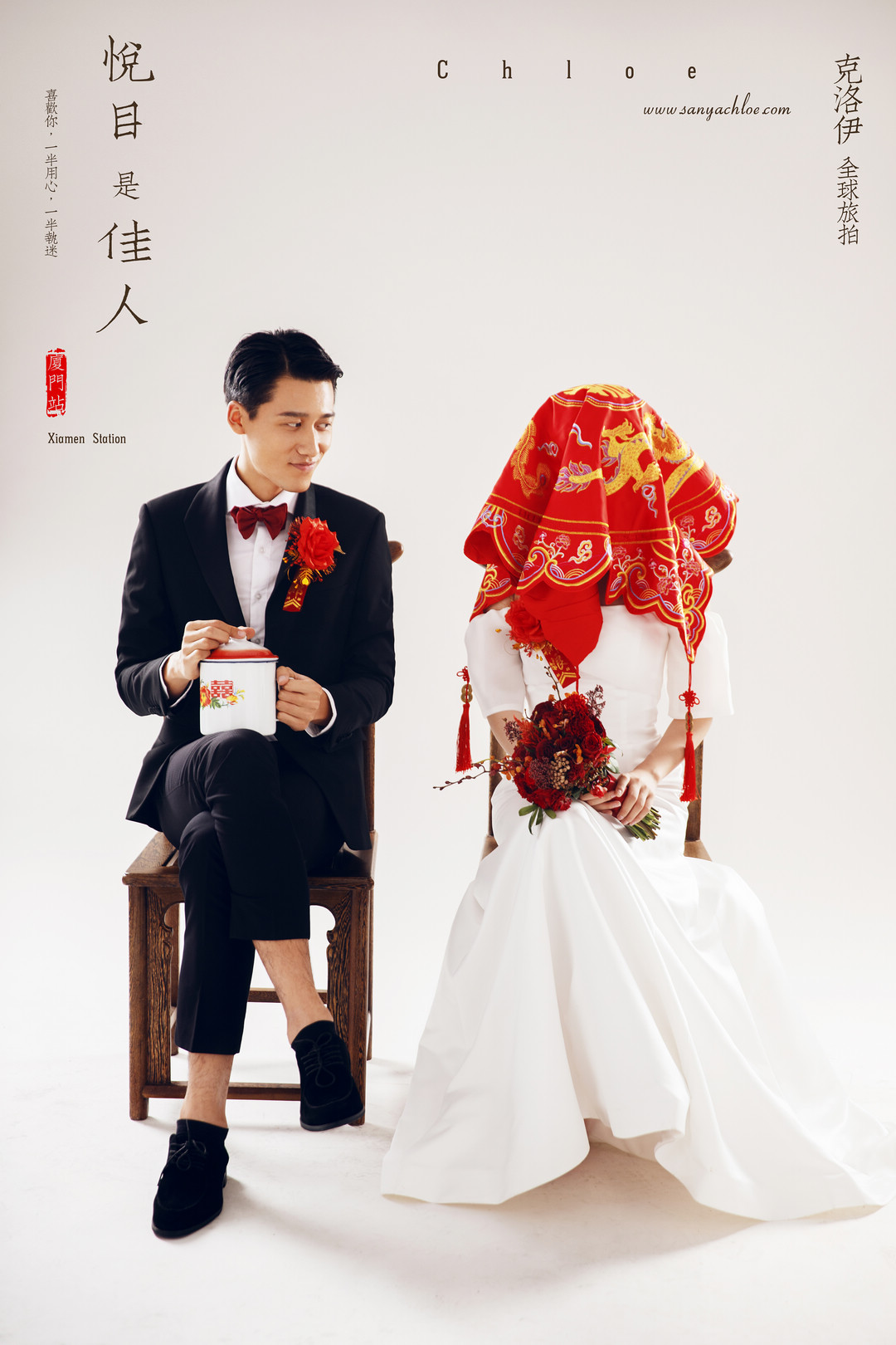 用中式风婚纱照与时间诉说浪漫,中式风婚纱照风格