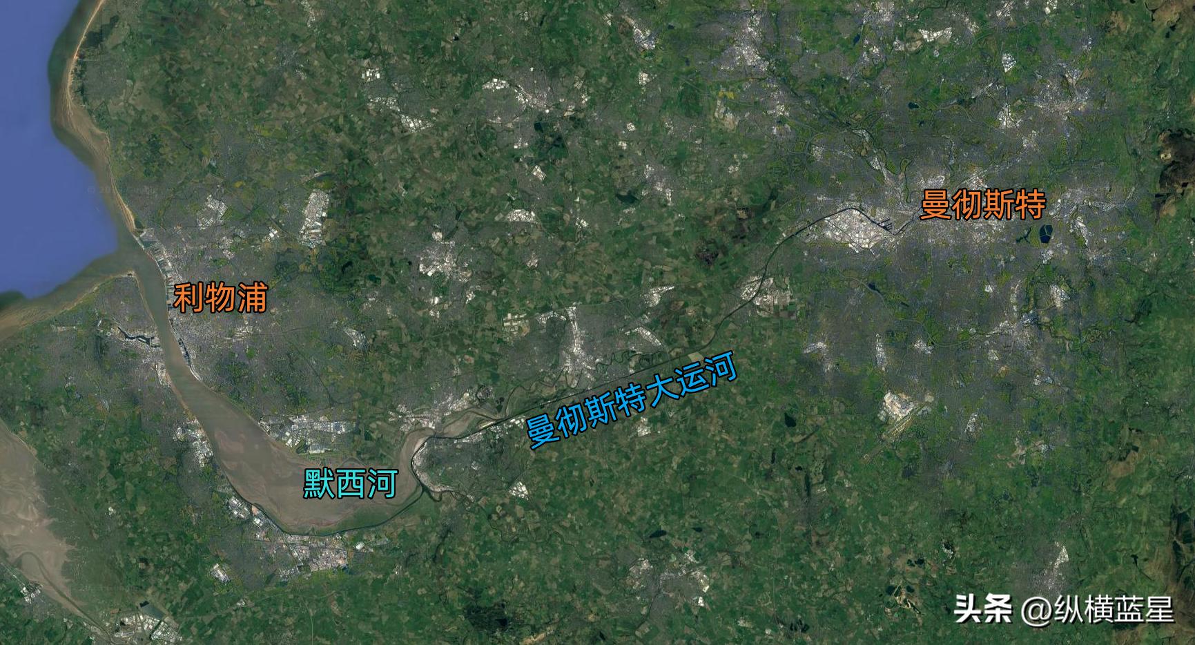 曼彻斯特运河在哪里,曼彻斯特大运河