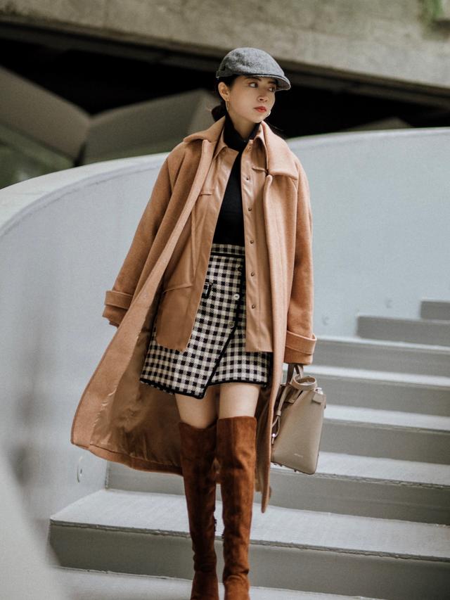 驼色大衣怎么搭好看40岁,驼色大衣搭配各种穿法