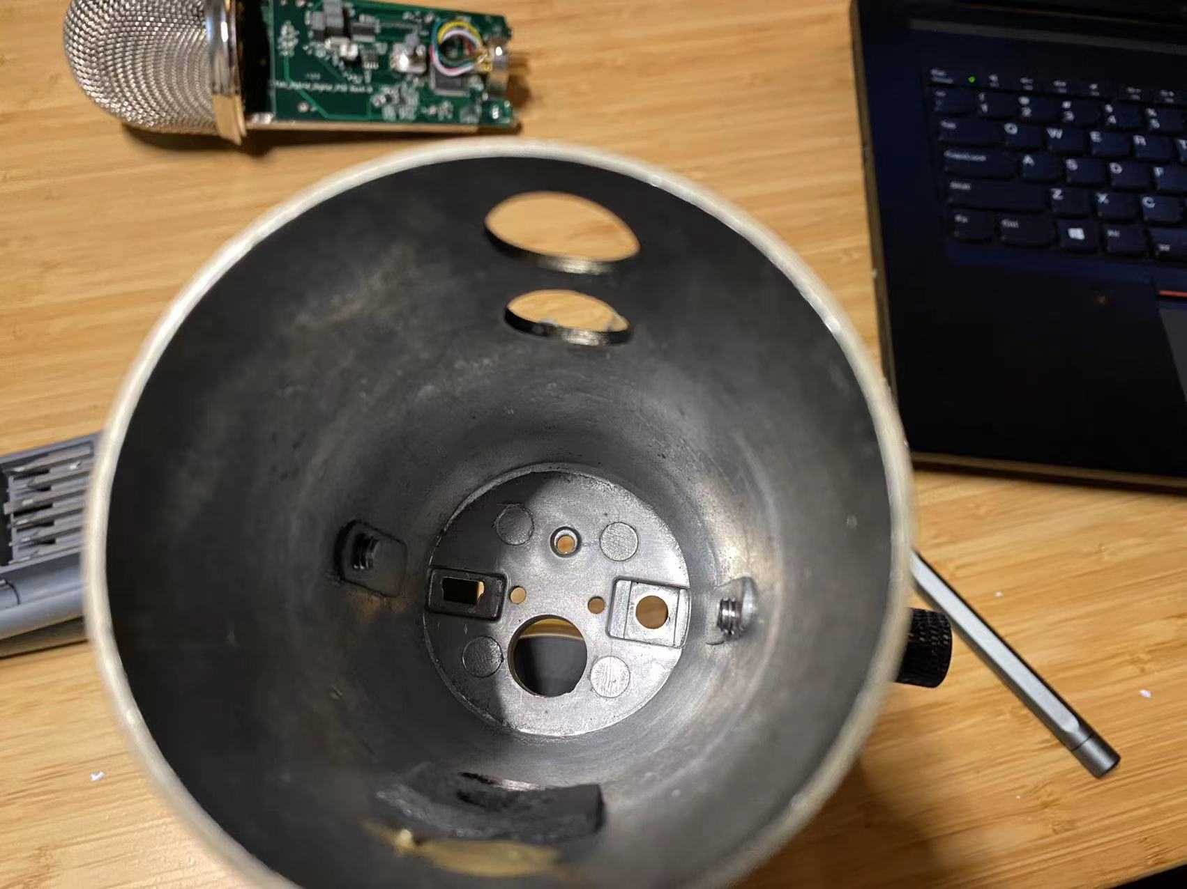 blueyeti麦克风怎么拆开,雪怪麦克风拆机