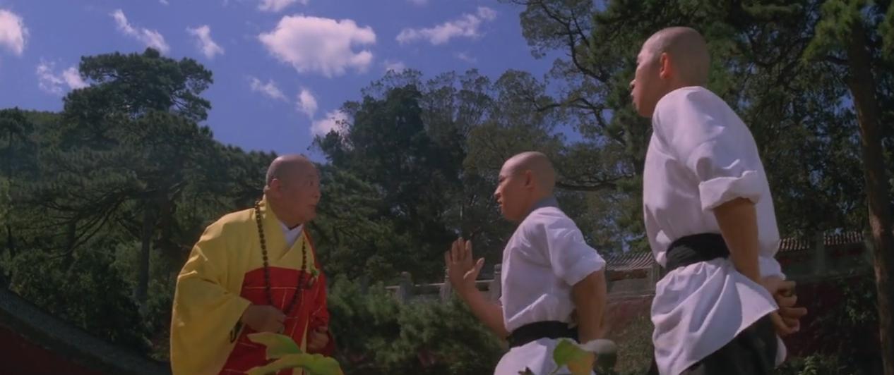 李连杰与黄秋燕电影少林寺,李连杰黄秋燕南北少林