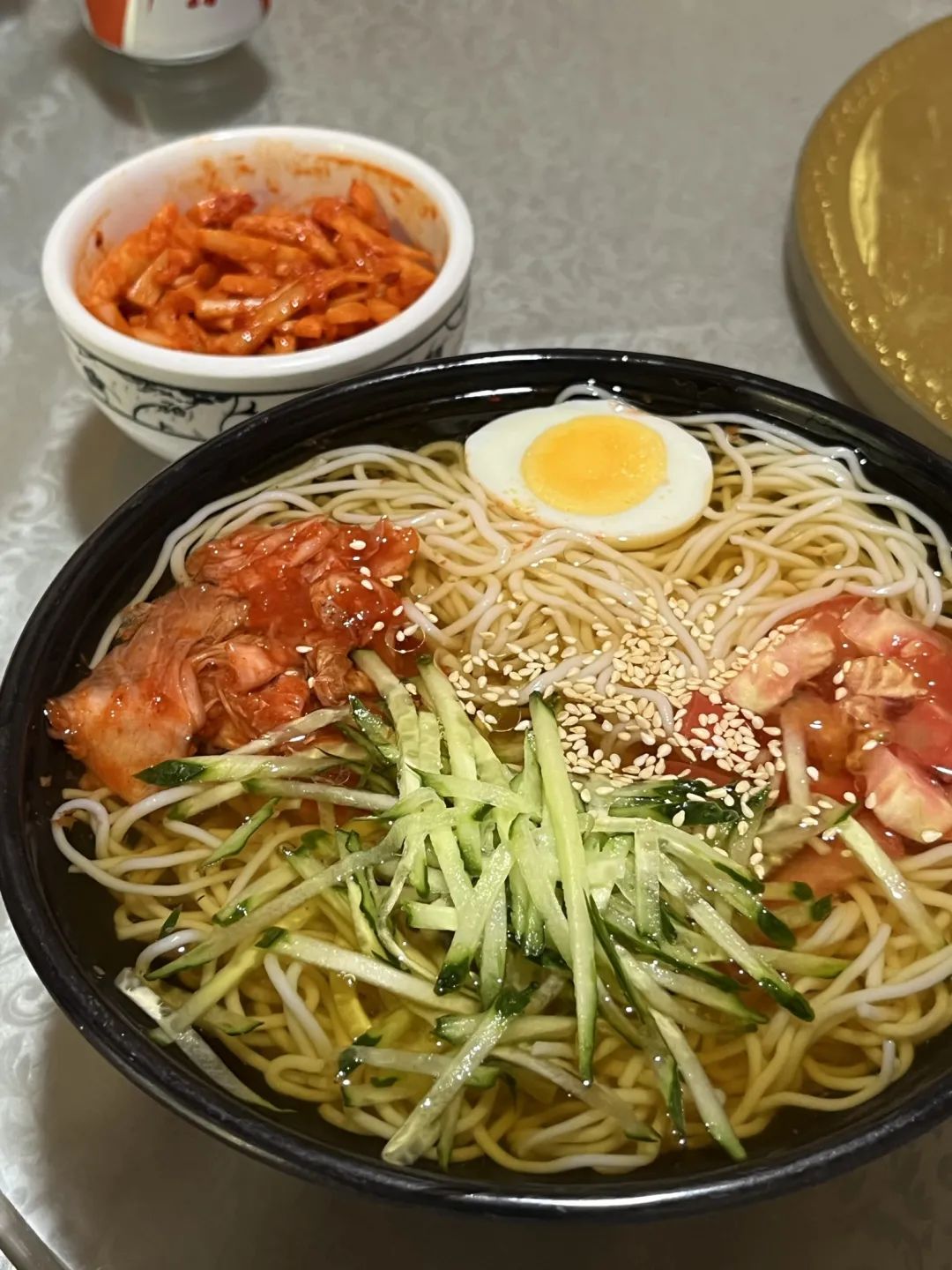 妈，我也想吃水捞饭