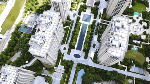 陆家嘴九龙仓,上海九龙仓滨江壹十八园林景观