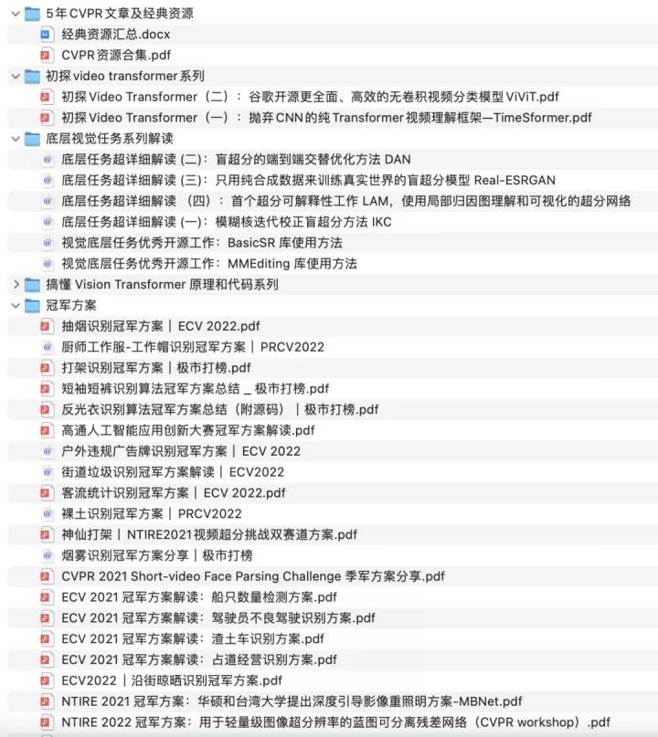 这个CV知识干货资源包或许能拯救你的期末|极市年末干货汇总