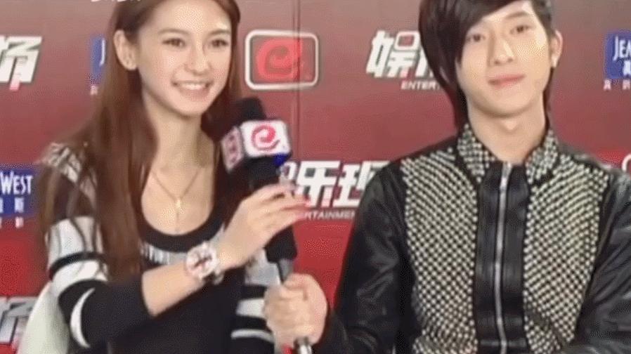 井柏然和杨颖同框,杨颖和井柏然什么关系