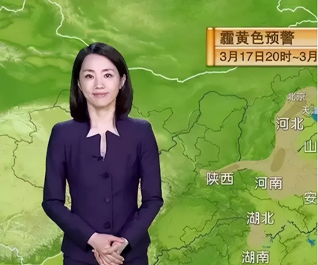 央视气象一姐杨丹近照曝光,央视气象女神杨丹私下露面