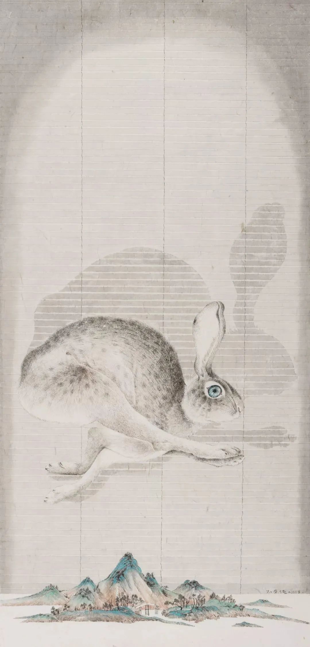 严谨细致的书法,水墨气韵生动的线描