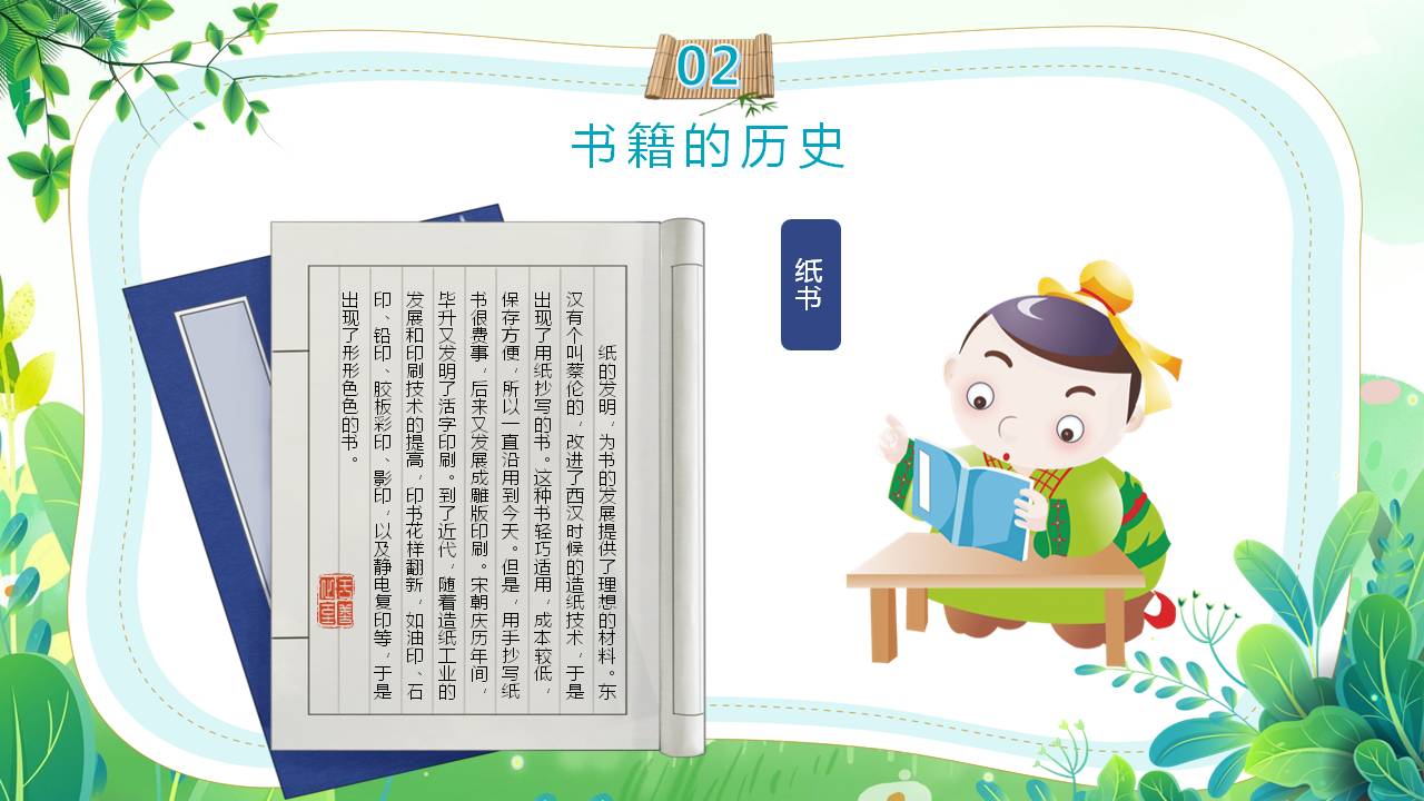 世界读书日主题班会小学生ppt,世界读书日卡通视频模板